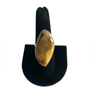 925 Sterling Silver Mookaite Stone Ring